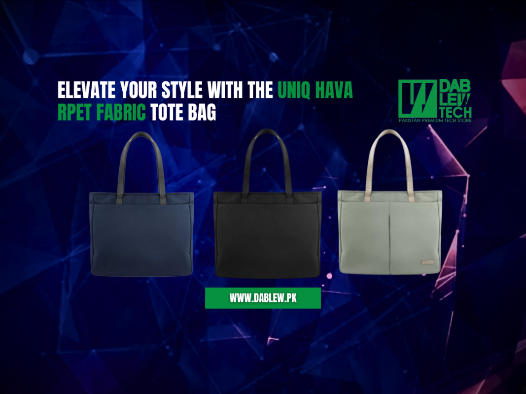 Elevate Your Style with the UNIQ Hava RPET Fabric Tote Bag 