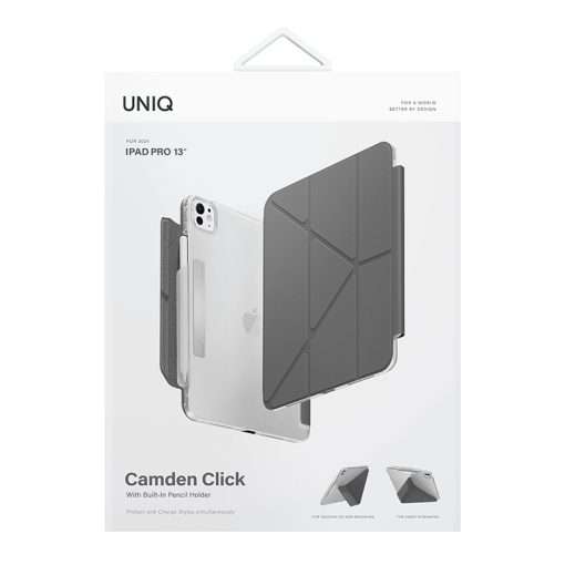 Uniq Camden Click Case for iPad Pro 13" (2024) - Rhino Grey - Image 7