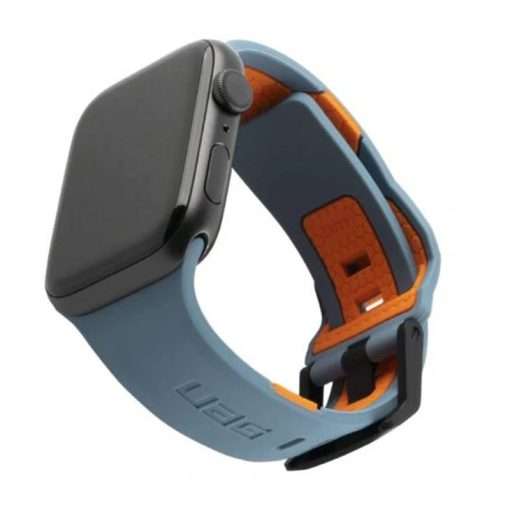 UAG Civilian Apple Watch Strap for Series 1-10, SE/SE2 44mm - Slate/Orange