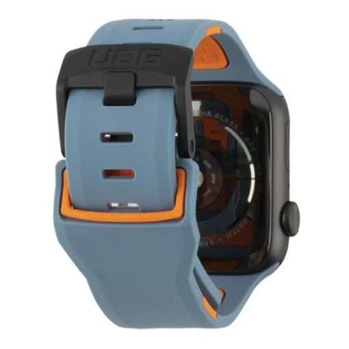 UAG Civilian Apple Watch Strap for Series 1-10, SE/SE2 44mm - Slate/Orange - Image 2