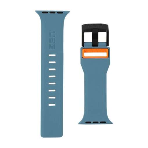 UAG Civilian Apple Watch Strap for Series 1-10, SE/SE2 44mm - Slate/Orange - Image 6