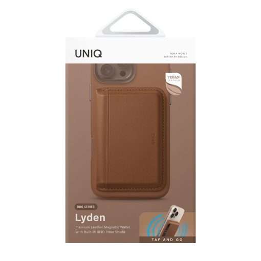 Uniq Lyden DS RFID-Blocking Magnetic Wallet - Caramel - Image 4