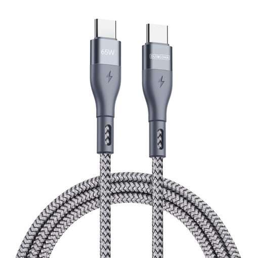 Duzzona PD 65W USB C to USB C Cable 200cm - Grey