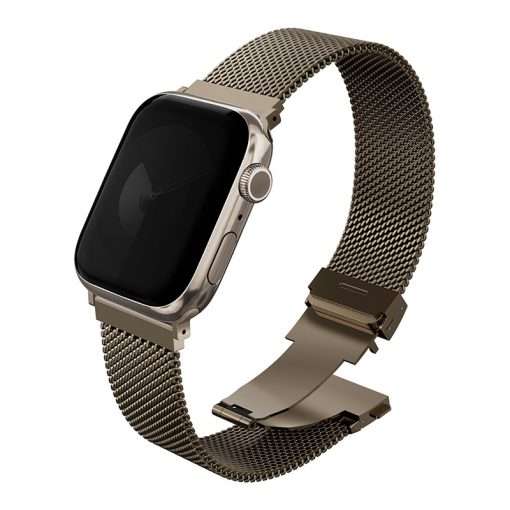 UNIQ Dante Pro Apple Watch Series 1-10 SE/SE2 Mesh Steel Strap 42/41/40MM – Gold