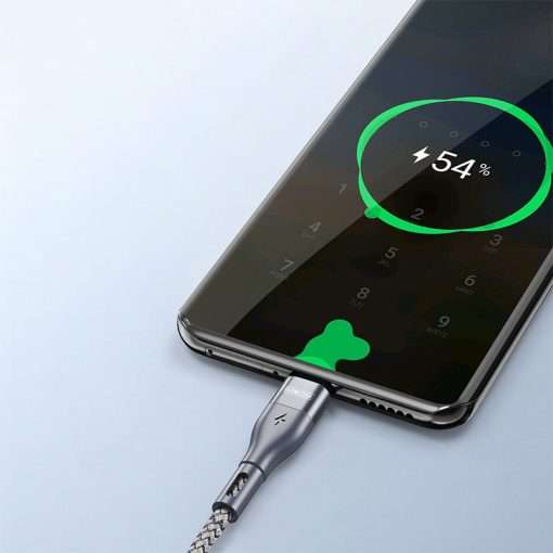 Duzzona PD 65W USB C to USB C Cable 300cm - Grey - Image 3