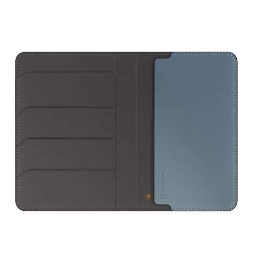 Uniq Belmont Passport and Card Holder with Tracker & RFID Blocking - Charcoal - Image 5