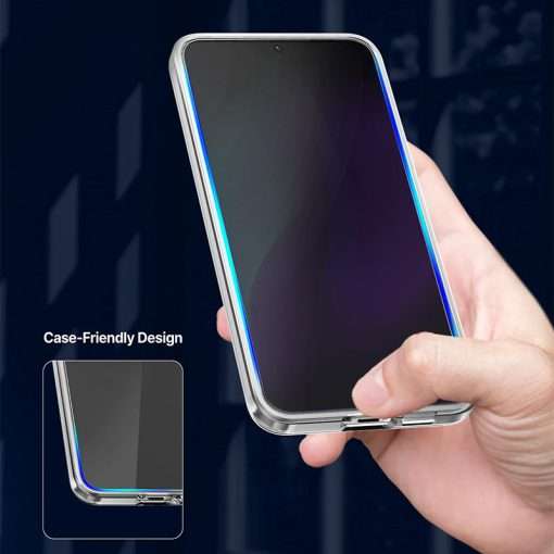 Whitestone [Dome Glass] Tempered Glass Screen Protector Liquid Dispersion Tech For Samsung Galaxy S25 Plus with UV Kit – 2 Pack - Image 3