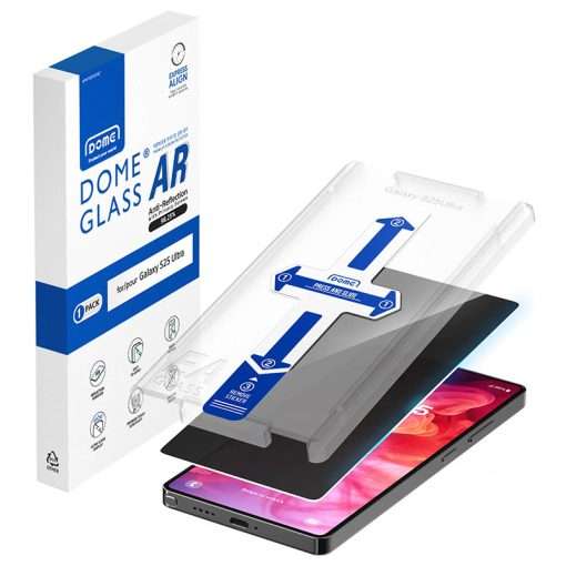 Samsung Galaxy S25 Ultra Whitestone Dome EA Privacy Glass Screen Protector – 1 Pack