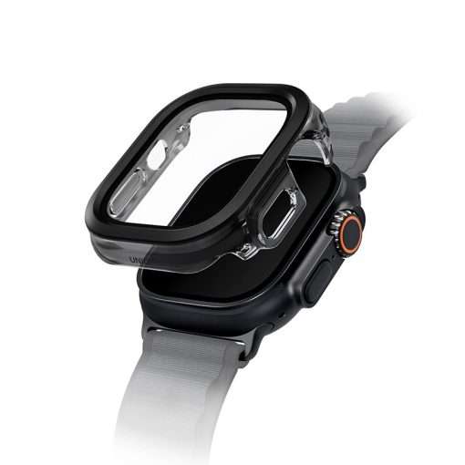 UNIQ Voute Case with Screen Protection for Apple Watch Ultra 49MM – Black