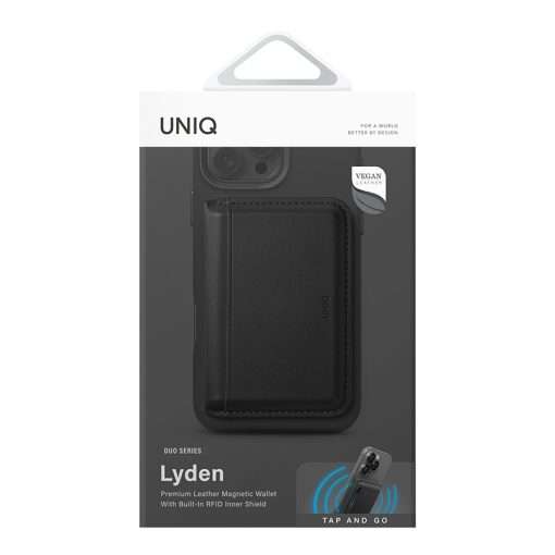 Uniq Lyden DS RFID-Blocking Magnetic Wallet - Black - Image 4