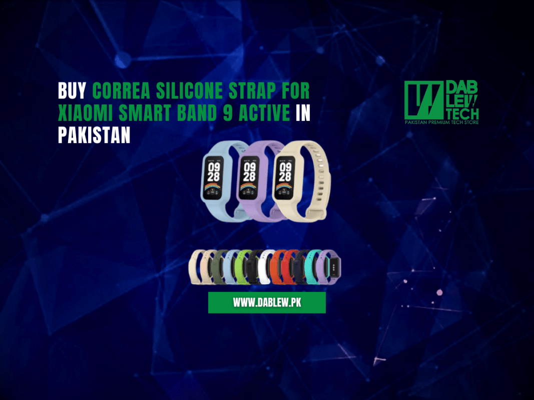 Buy Correa Silicone Strap For Xiaomi Smart Band 9 Active in Pakistan