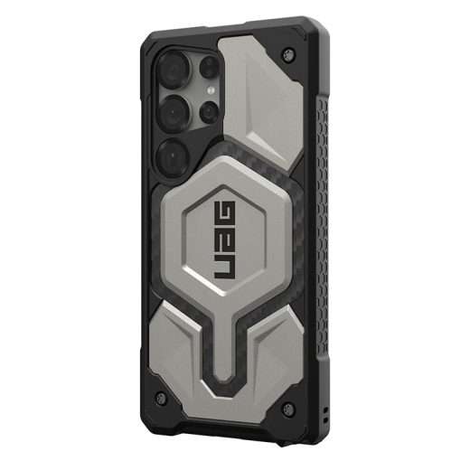 UAG Monarch Pro MagSafe Compatible Phone Case for Samsung Galaxy S25 Ultra – Titanium - Image 2