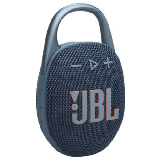 JBL Clip 5 – Ultra-Portable, Waterproof & Dustproof Bluetooth Speaker, Big Pro Sound with Punchy bass, Up to 12 Hours of Play – Blue