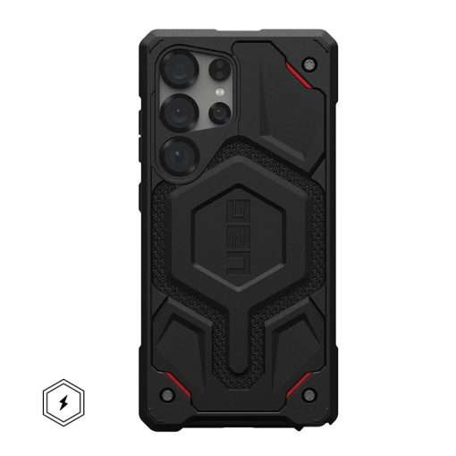 UAG Monarch Pro MagSafe Compatible Phone Case for Samsung Galaxy S25 Ultra – Black