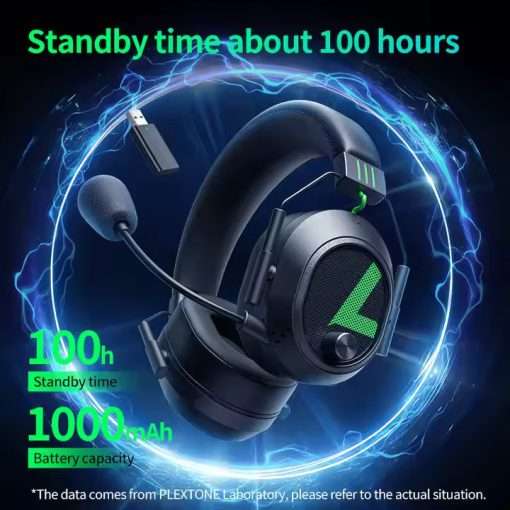 PLEXTONE G810 Wireless Gaming Headset 2.4GHz Bluetooth USB Gaming Headphones for PS5, PS4, PC, Switch, Mobile Phone , Xbox - Image 6