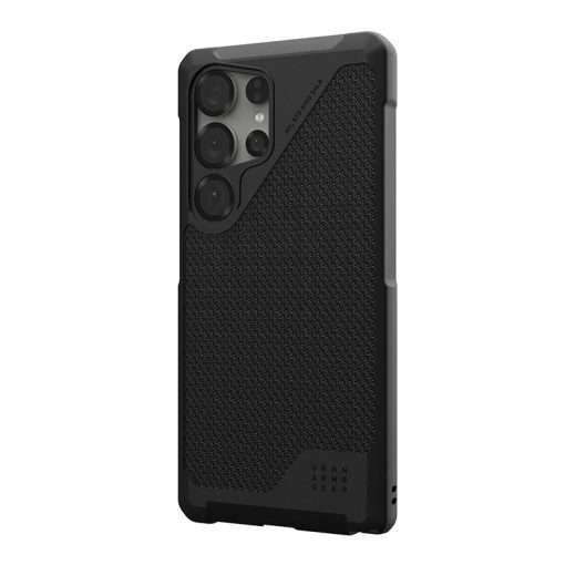 UAG Metropolis LT Magsafe Compatible Phone Case for Samsung Galaxy S25 Ultra - Kevlar Black - Image 3