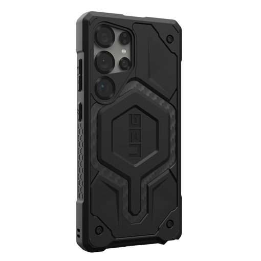 UAG Monarch Pro MagSafe Compatible Phone Case for Samsung Galaxy S25 Ultra – Carbon Fiber - Image 3