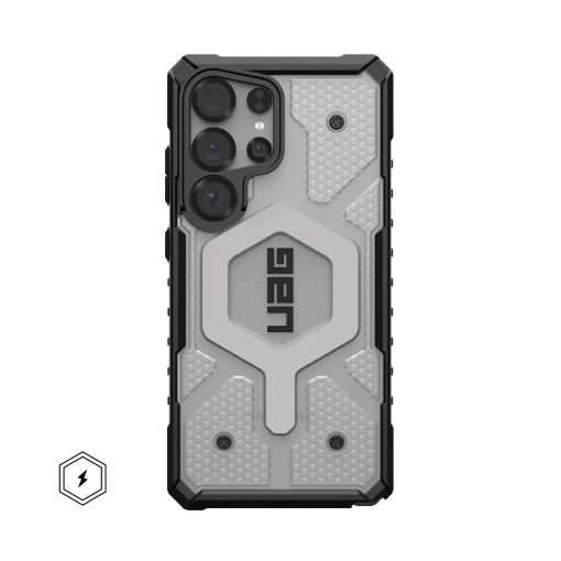 UAG Pathfinder Magsafe Compatible Phone Case for Samsung Galaxy S25 Ultra - Ice/Silver