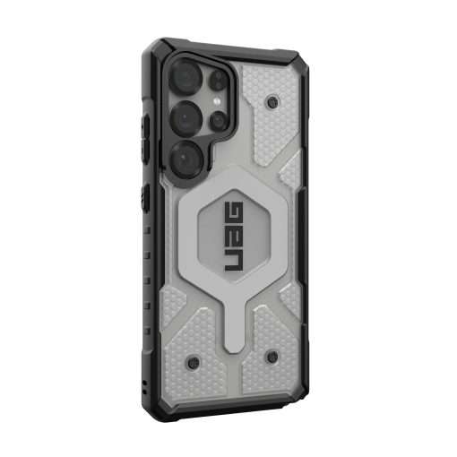 UAG Pathfinder Magsafe Compatible Phone Case for Samsung Galaxy S25 Ultra - Ice/Silver - Image 3