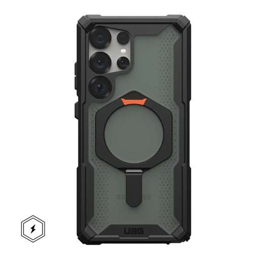 UAG Plasma XTE MagSafe Compatible Phone Case for Samsung Galaxy S25 Ultra - Black/Orange