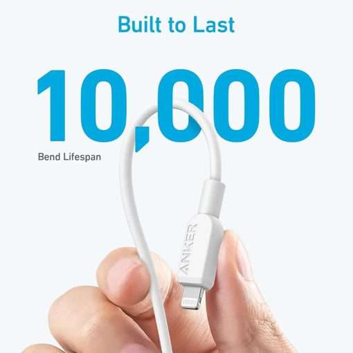 Anker 310 USB-C to Lightning Cable 0.9m - White - Image 6