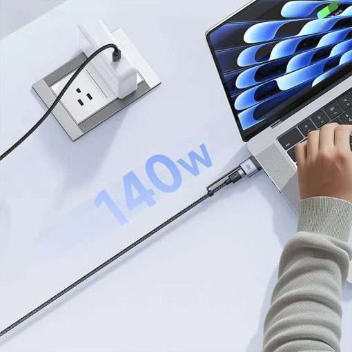 Mcdodo 240W / 140W USB-C to USB-C & MagSafe 3 Magnetic Charging Cable, 140W (Mag-safe), 240W (USB-C) - Image 6