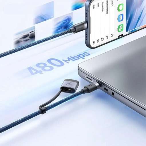 Mcdodo 240W / 140W USB-C to USB-C & MagSafe 3 Magnetic Charging Cable, 140W (Mag-safe), 240W (USB-C) - Image 3