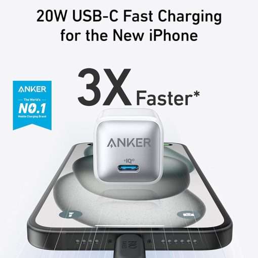 Anker 511 Charger (Nano Pro 20W) - White - Image 2