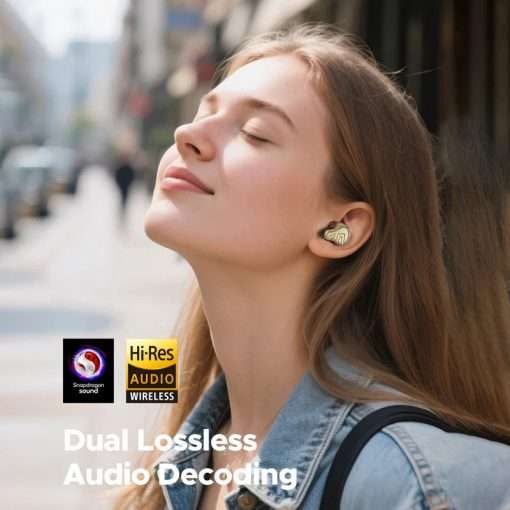SOUNDPEATS H3 True Wireless Earbuds with HiFi Sound, Dual BA+ 12 mmDD, 3 Drivers, 55 dB NC, Lossless/High Res, AptX Lossless/LDAC, Snapdragon - Image 5