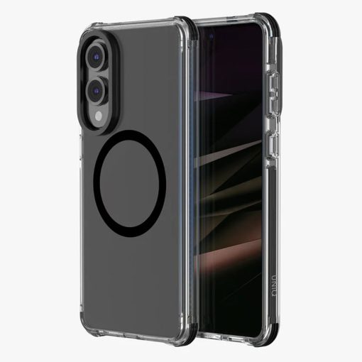 Uniq Combat MagSafe Compatible Phone Case for Samsung Galaxy S25 Edge - Black