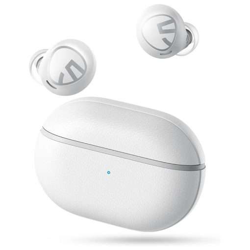 SoundPEATS Free2 Classic Wireless Earbuds Bluetooth V5.1 30Hrs Playtime - White
