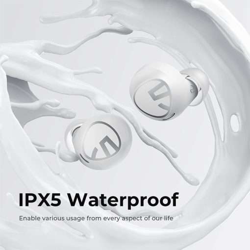 SoundPEATS Free2 Classic Wireless Earbuds Bluetooth V5.1 30Hrs Playtime - White - Image 7