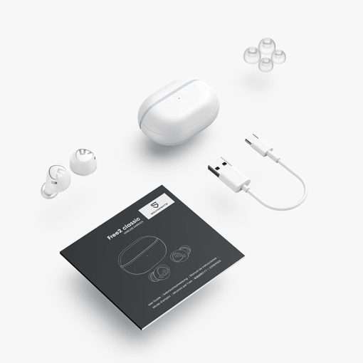 SoundPEATS Free2 Classic Wireless Earbuds Bluetooth V5.1 30Hrs Playtime - White - Image 8