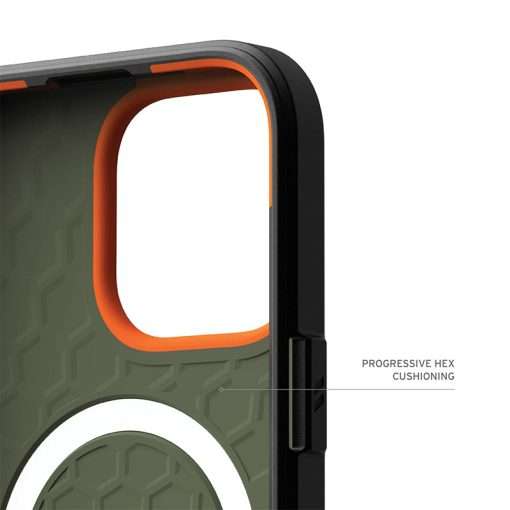 UAG Civilian Magsafe Compatible Phone Case for iPhone 16 Pro Max - Olive - Image 4