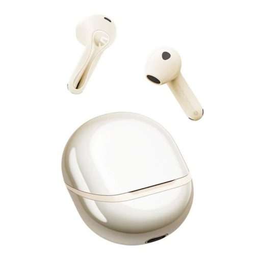SoundPEATS Air5 True Wireless Earbuds with Bluetooth 5.4, aptX Lossless Audio, Hi-Res Qualcomm Snapdragon QCC3091 Chip, 13mm Driver, Multipoint Pairing - Beige - Image 2