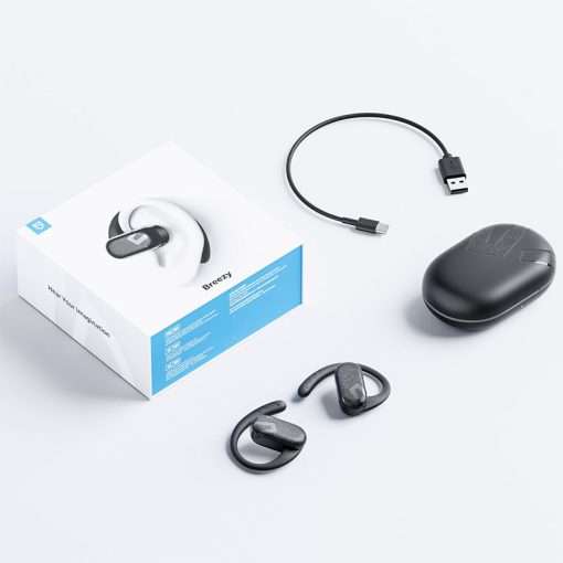 SoundPEATS Breezy Open Ear True Wireless Earphones with 40Hrs Playtime, 90° Adjustable, Bluetooth 5.4, 12mm Drivers, 4 Mics with AI Call Noise Canceling - Image 9