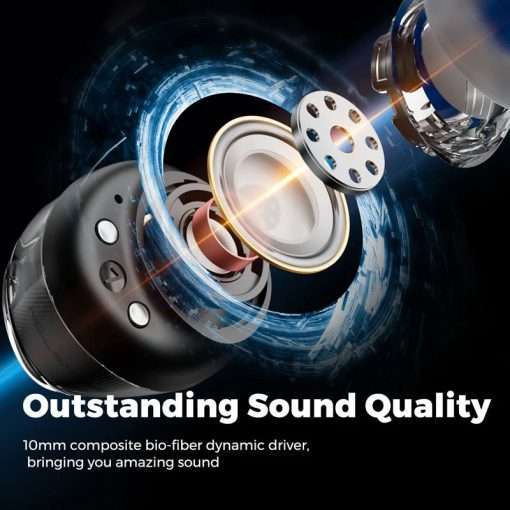 SoundPEATS Clear Dot True Wireless Earphones with Bluetooth 5.3 Earbuds with Dual Mic, AI call Noise Cancelling, Gaming Mode, App Support - Image 6