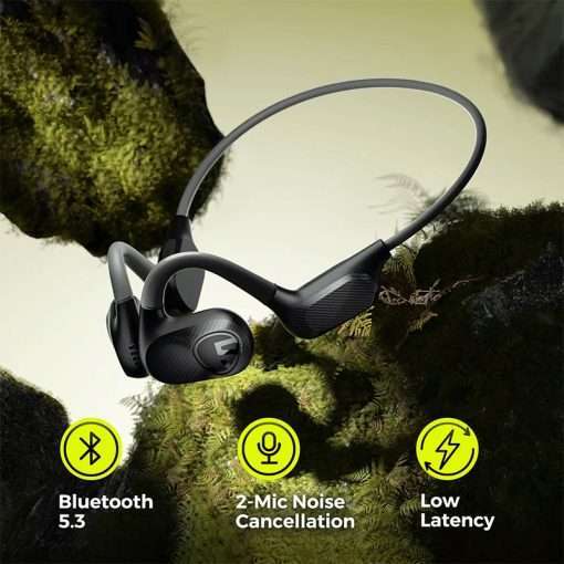 Soundpeats RunFree Lite2  Open-Ear Air Conduction Sport Blutooth Earphones - Black - Image 7