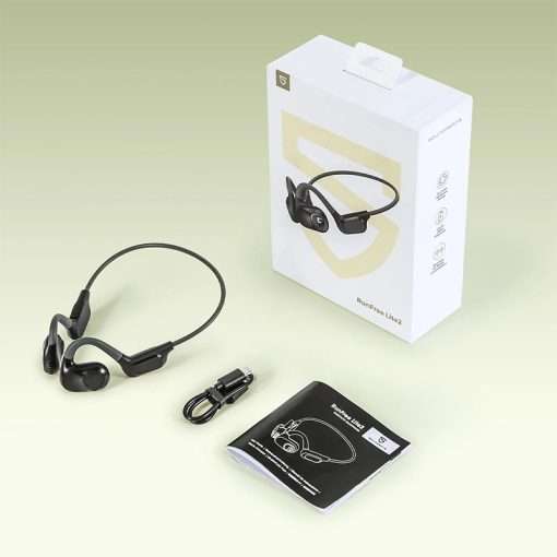 Soundpeats RunFree Lite2  Open-Ear Air Conduction Sport Blutooth Earphones - Black - Image 8