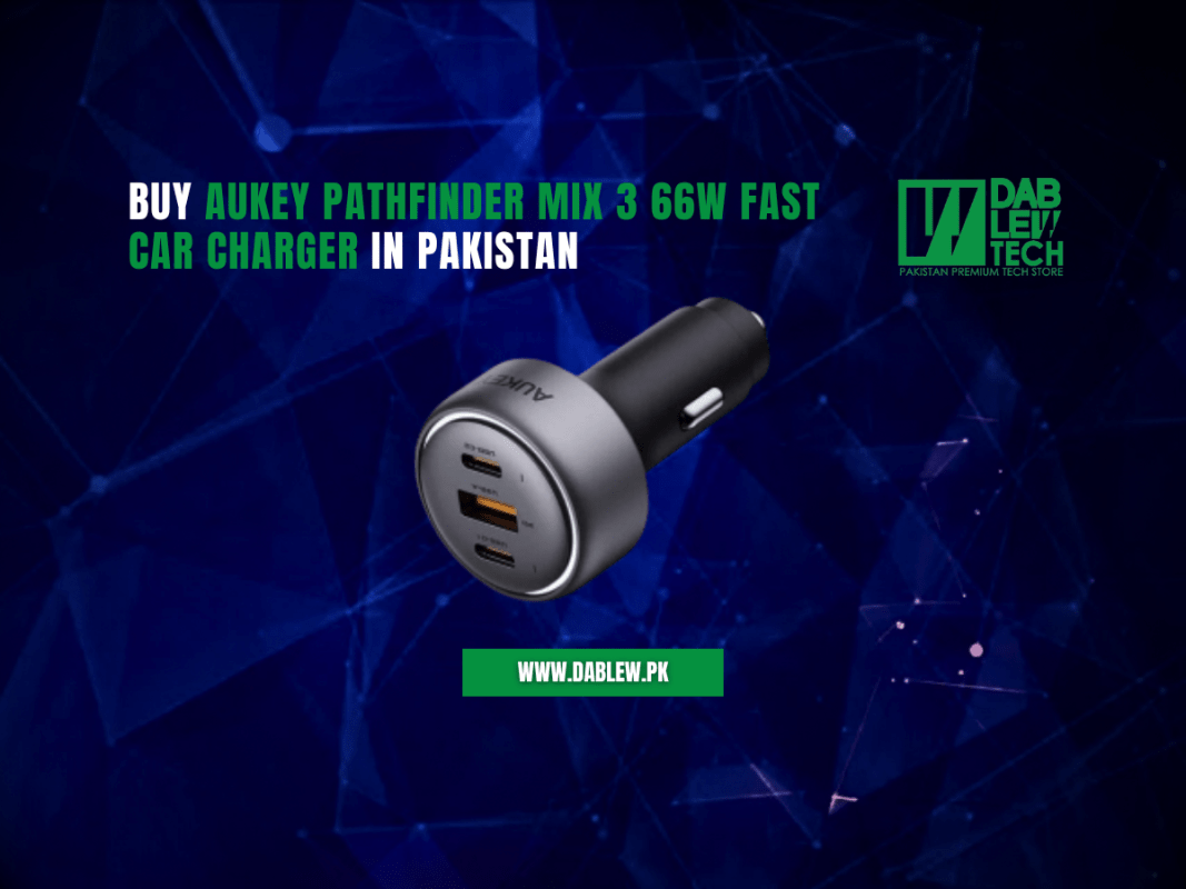 Buy Aukey Pathfinder Mix 3 66W Fast Car Charger in Pakistan