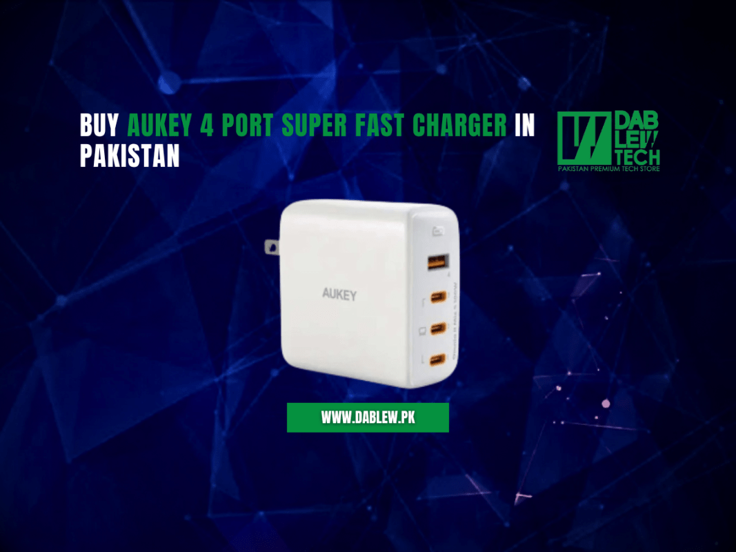 Buy Aukey 4 Port Super Fast Charger in Pakistan