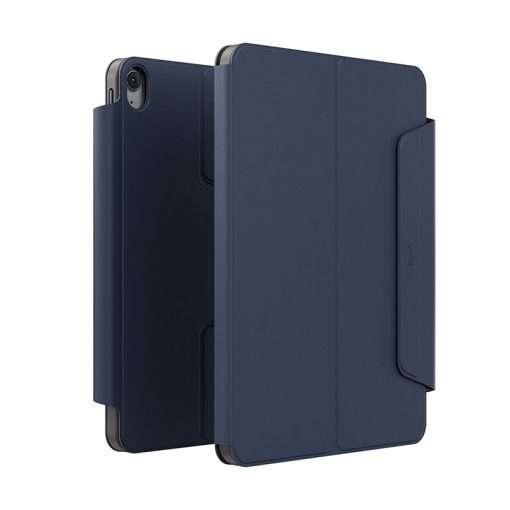 Uniq Rovus Series Magnetic 360 Rotating Case for iPad (A16/10th Gen) - Navy Blue - Image 2