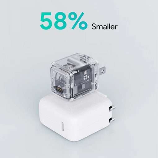 Aukey 30W PD Wall Charger with GaN Technology - PA-C1 - Grey - Image 4