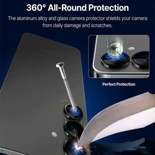 Whitestone Dome Camera Lens Protector Ring Type For Samsung Galaxy S25 Edge – 2 Pack - Image 5