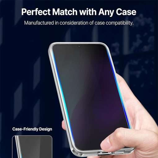 Whitestone [Dome Glass] Anti-Reflection Privacy Screen Protector For Samsung Galaxy S25 Edge – 1 Pack - Image 4