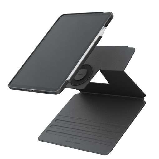 Uniq Rovus Series Magnetic 360 Rotating Case for iPad Air 13 (M2-M3) - Grey