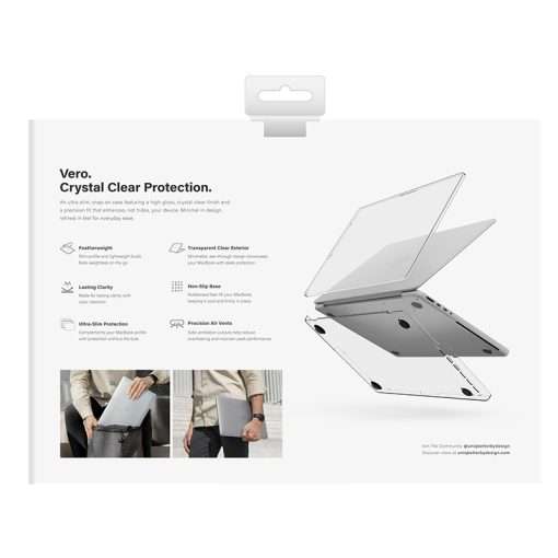 UNIQ Vero Series Case for MacBook Pro 14" (M1-M4) (2021) –  Clear - Image 7