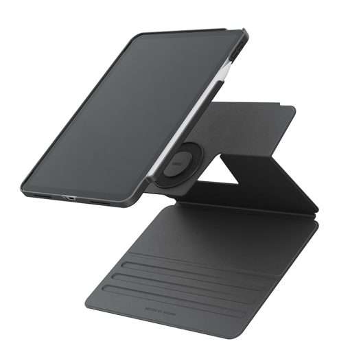 Uniq Rovus Series Magnetic 360 Rotating Case for iPad Air 11 (M2-M3) iPad Air 10.9 (4th/5th Gen) - Grey - Image 4