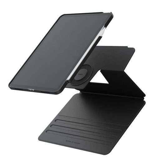 Uniq Rovus Series Magnetic 360 Rotating Case for iPad Pro 11 (M4) - Black - Image 4