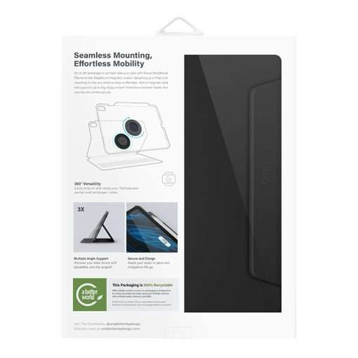 Uniq Rovus Series Magnetic 360 Rotating Case for iPad Air 13 (M2-M3) - Black - Image 8
